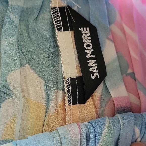 SAN MOIRE Vintage Pleated Maxi Skirt M-L - Picture 4 of 6